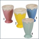 Cone shaped ice cream cup (kicsi)