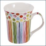 Colored pattern mug