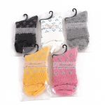 Socks with Flower Pattern