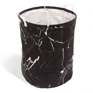 Laundry Basket - Black Marble ― Contieurope