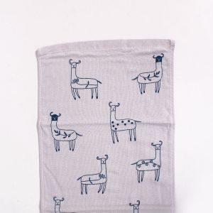 Hand Towel with Llama Pattern 25×50 cm ― Contieurope
