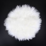 Round Faux Fur Cushion 30 cm