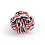 Dog Toy - Ball, Rope, Colorful