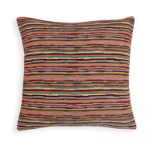 Cushion Cover with Colorful Stripes A ― Contieurope