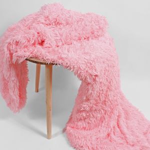 Szőrös takaró, rózsaszín, 200×230 cm ― Contieurope