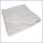 100% cotton duvet quilt  big soft pillow in storage case - 230×200 cm /  90,5×78,5 inch