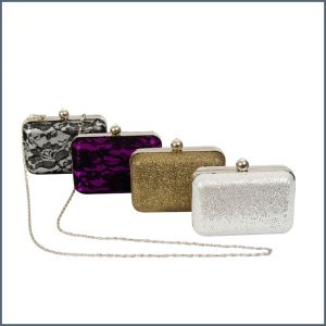 Box clutch bag (4 colors) ― Contieurope