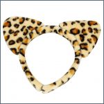 Leopard patterned hairband for children