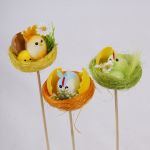 Easter decorations – birds in nest