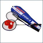 Badminton racket (2pcs) in a bag